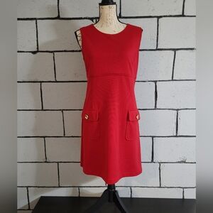 BUNDLE SALE! Michael Kors  Red Sleeveless Dress Sz 8